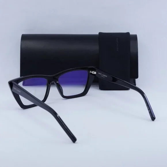 Saint Laurent SL276 MICA 025 Cat Eye Sunglasses - Black/Clear - Picture 12 of 12